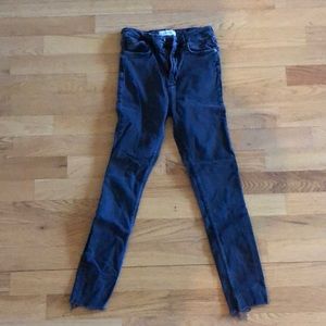 Zara dark gray wash premium denim